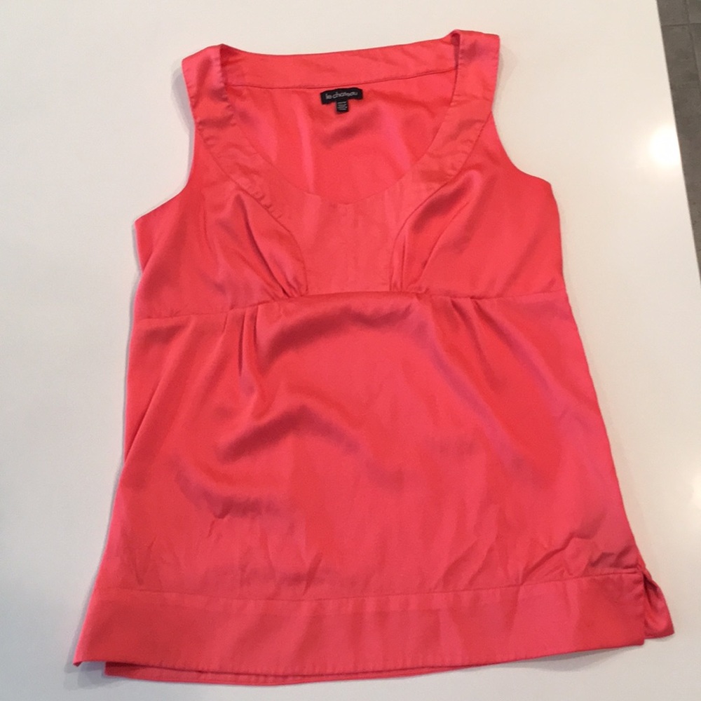 Le Chateau Neon Orange Tank
